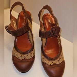 Brown Vintage Remix 1940  Women's Shoes